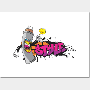 Graffiti Style tees Posters and Art